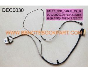 DELL LCD Cable สายแพรจอ   Inspiron 15-5565 15-5567   DC02002GZ00